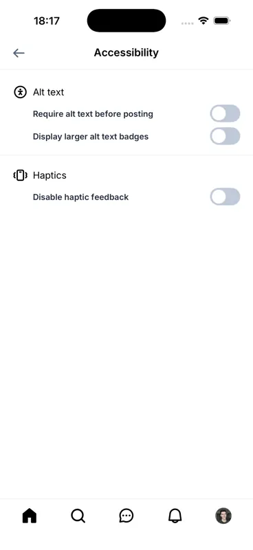 Captured screen for /settings/accessibility